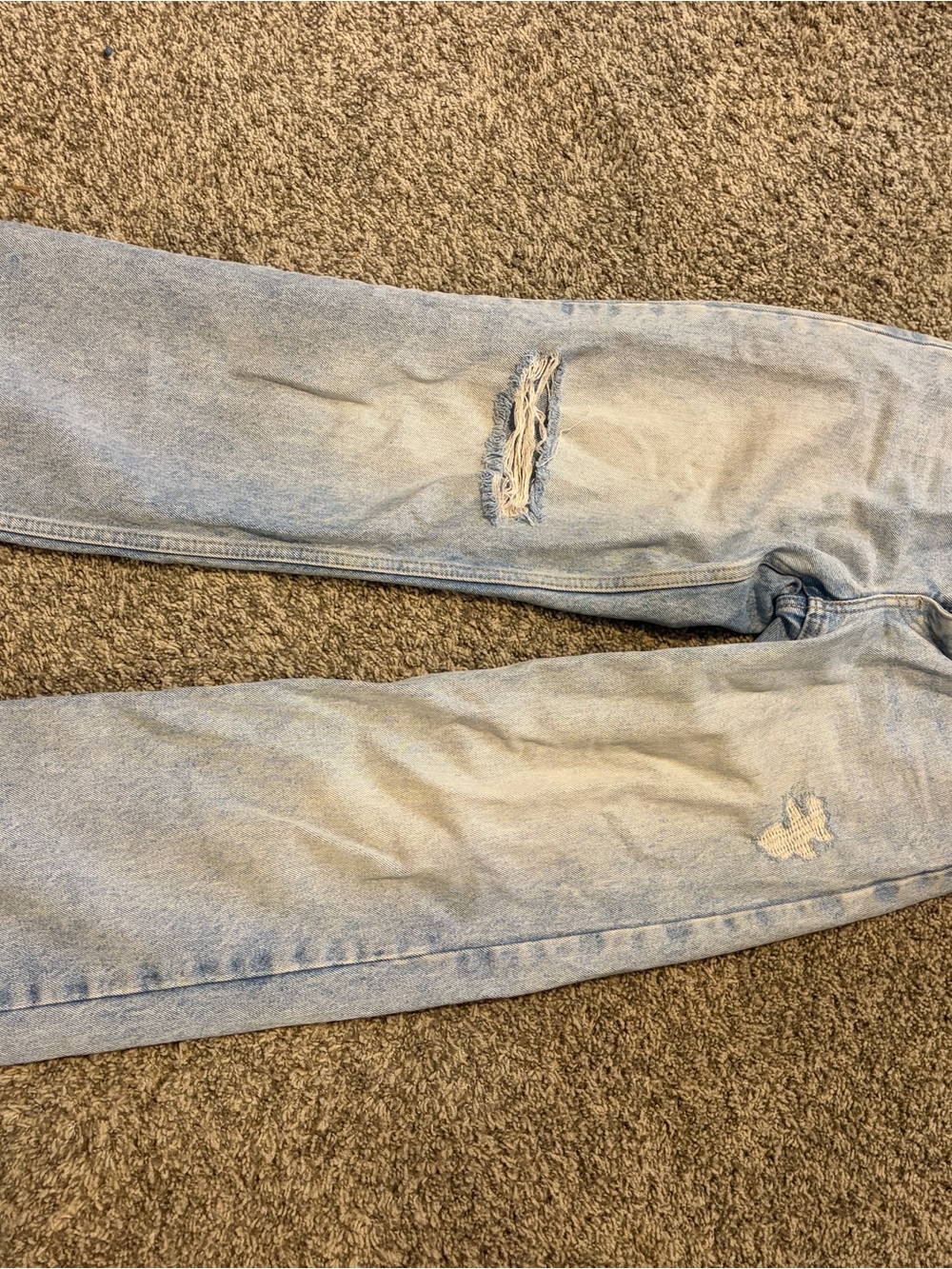 Levi's loose low jeans